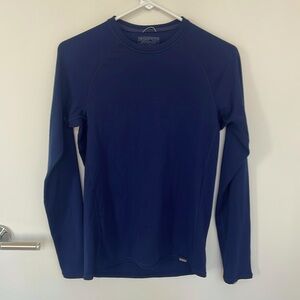 Patagonia: Capilene Midweight Baselayer Crew for Cool to Cold in Navy; Size: XS